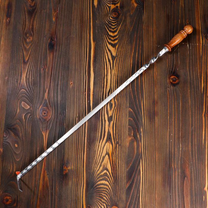 Кочерга узбекская с деревянной ручкой, с узором, 60/1,6см, сталь 3мм
Кочерга узбекская с деревянной ручкой, с узором, 60/1,6см, сталь 3мм