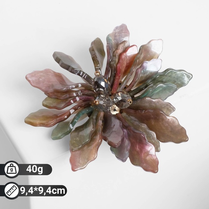 Брошь "Цветок" перламутровый, цветная
Брошь "Цветок" перламутровый, цветная