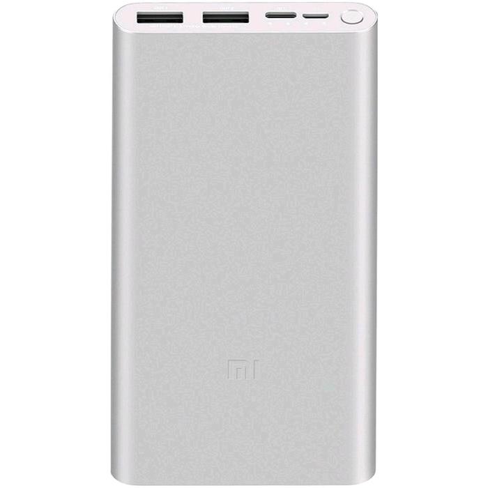 Внешний аккумулятор Xiaomi Mi Power Bank 3, 10000мАч 2xUSB, 1xUSB-C, 2.1А, серебристый
Внешний аккумулятор Xiaomi Mi Power Bank 3, 10000мАч 2xUSB, 1xUSB-C, 2.1А, серебристый