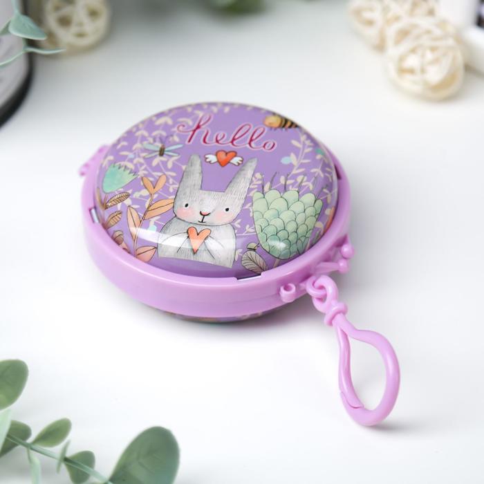 Шкатулка металл на карабине "Зайка с сердечком" 8,2х8,2х3,5 см
Шкатулка металл на карабине "Зайка с сердечком" 8,2х8,2х3,5 см