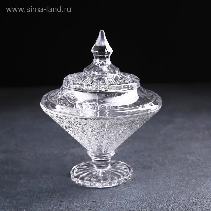 Конфетница на ножке «Юла», 14×17 см
Конфетница на ножке «Юла», 14×17 см