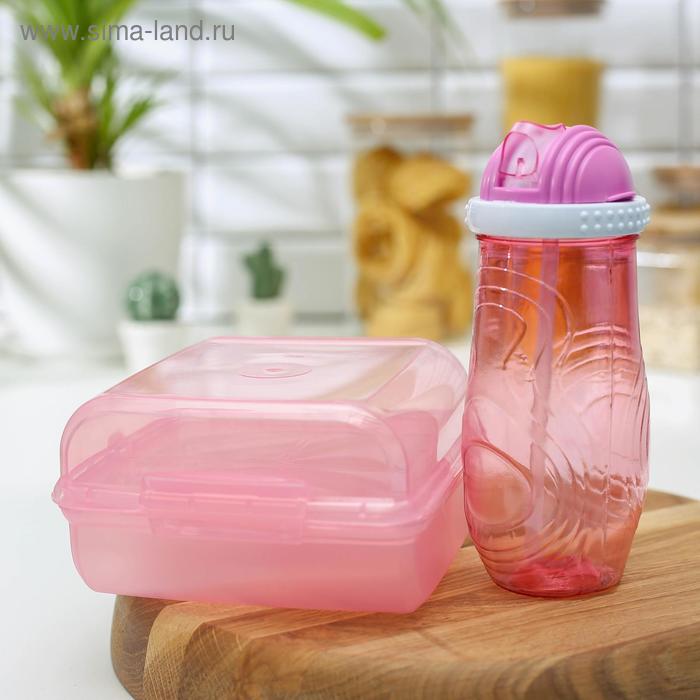 Набор 2 предмета: ланч-бокс , бутыль, цвет МИКС
Набор 2 предмета: ланч-бокс , бутыль, цвет МИКС