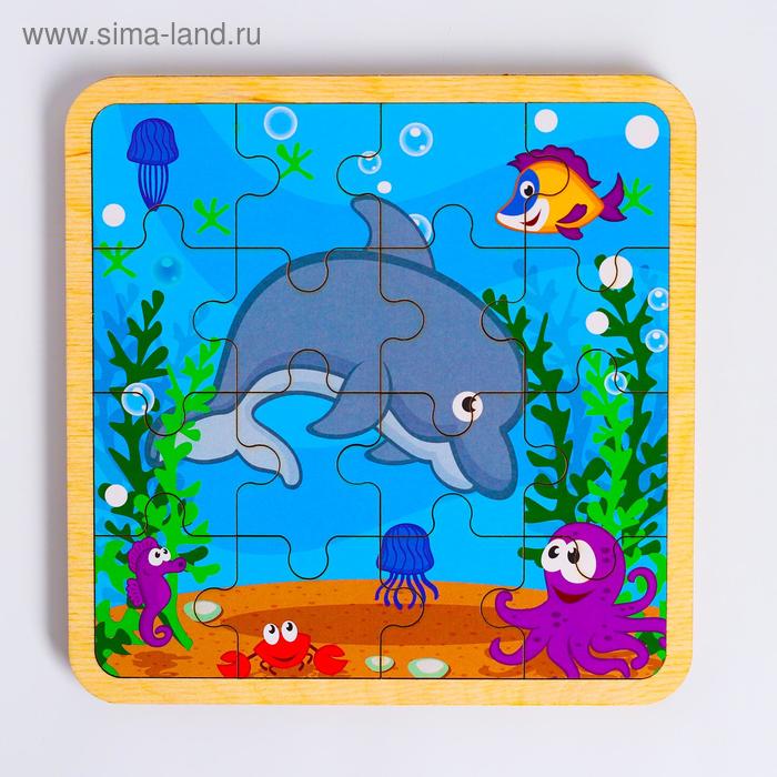 Пазл - вкладыш в рамке «Дельфин» 16×16 см
Пазл - вкладыш в рамке «Дельфин» 16×16 см