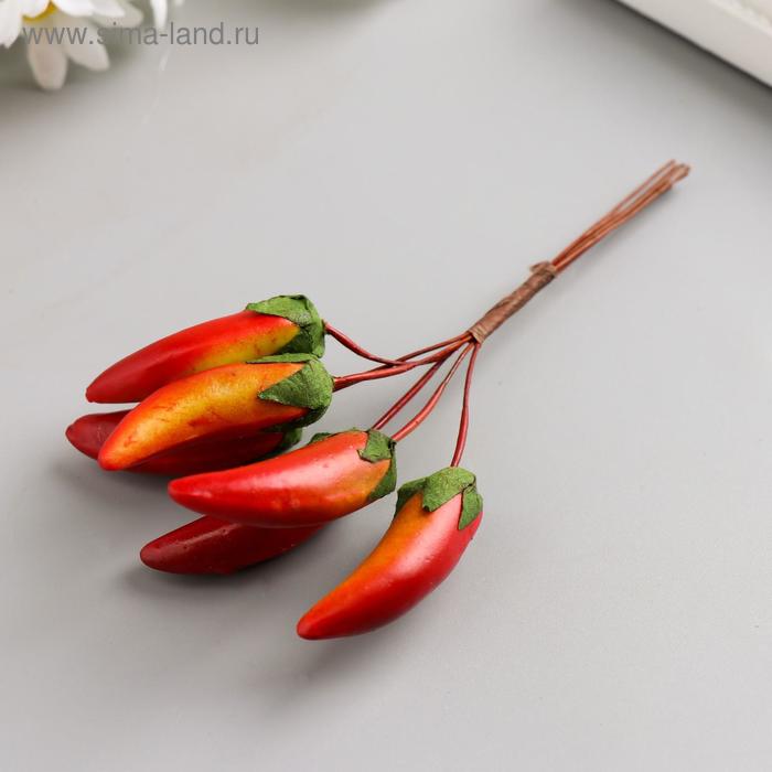 Набор декоративных букетиков "Перец" 6 шт красный
Набор декоративных букетиков "Перец" 6 шт красный