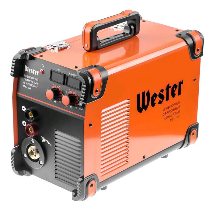 Сварочный полуавтомат инверторный WESTER MIG-160i, MIG/MAG/MMA, 40-160 A, d=0.6-1.2 мм, EURO 52778
Сварочный полуавтомат инверторный WESTER MIG-160i, MIG/MAG/MMA, 40-160 A, d=0.6-1.2 мм, EURO 52778