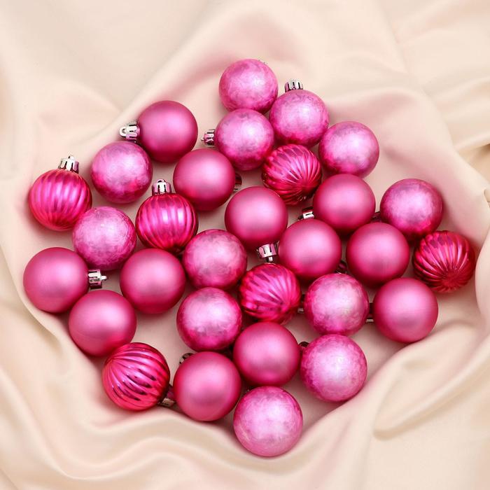 Набор шаров пластик d-4 см, 30 шт "Вираж"
Набор шаров пластик d-4 см, 30 шт "Вираж"