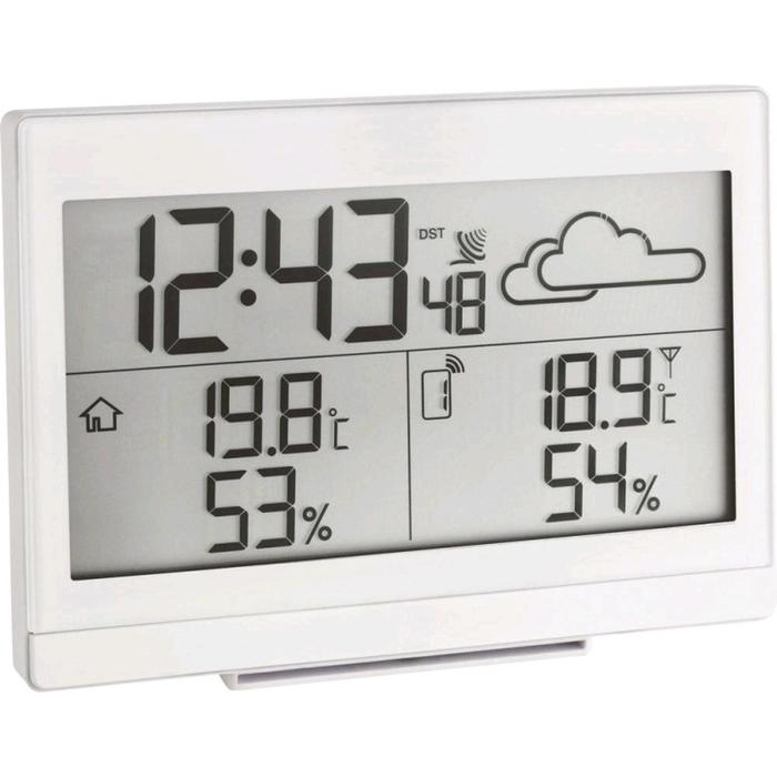 Цифровая метеостанция TFA 35.1135.02 Casa, с беспроводным датчиком, белая
Цифровая метеостанция TFA 35.1135.02 Casa, с беспроводным датчиком, белая