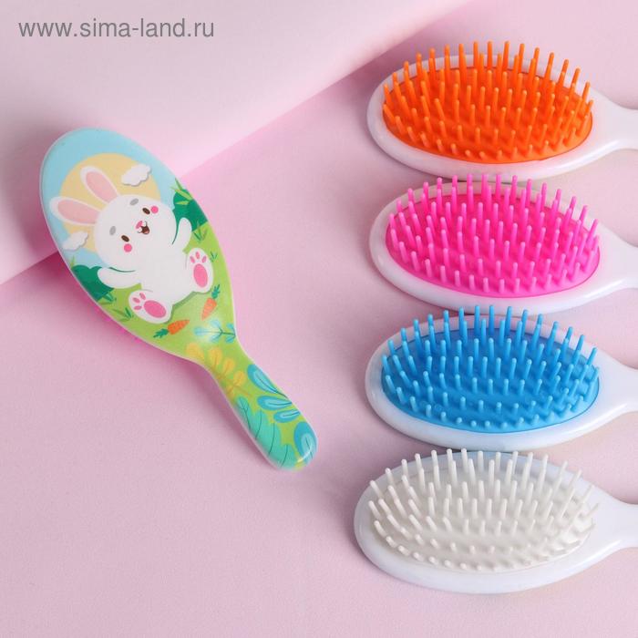 Расчёска массажная, 4,5 × 13 см, цвет зубчиков МИКС 
Расчёска массажная, 4,5 × 13 см, цвет зубчиков МИКС