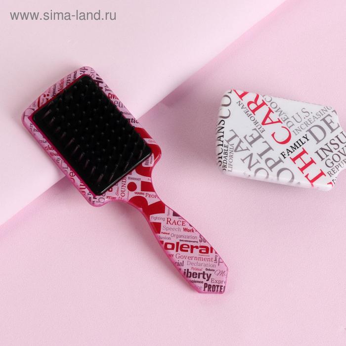 Расчёска массажная, широкая, 4 × 12 см, рисунок МИКС
Расчёска массажная, широкая, 4 × 12 см, рисунок МИКС