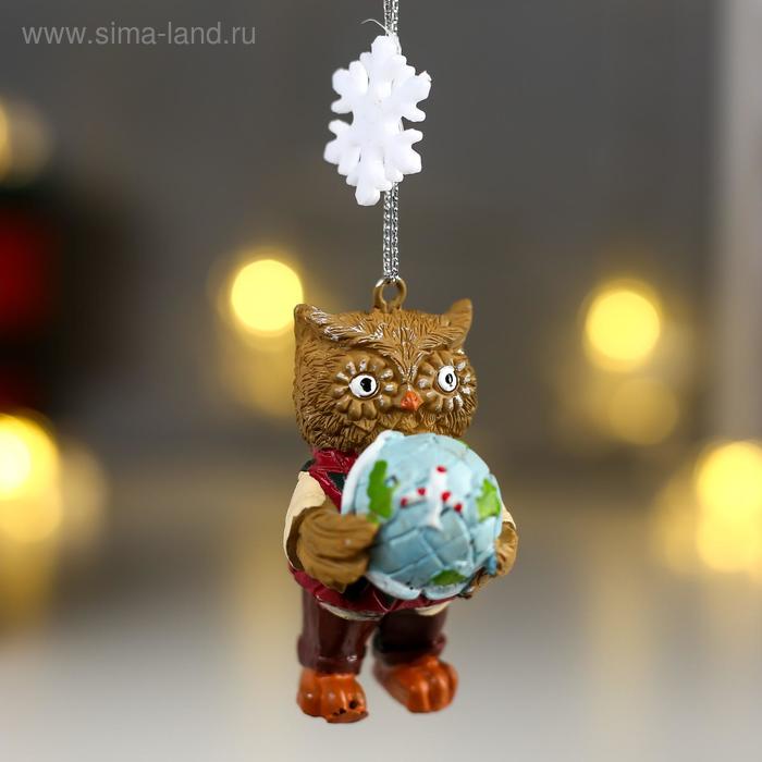 Подвеска "Сова с глобусом" 3х3,5х6см
Подвеска "Сова с глобусом" 3х3,5х6см