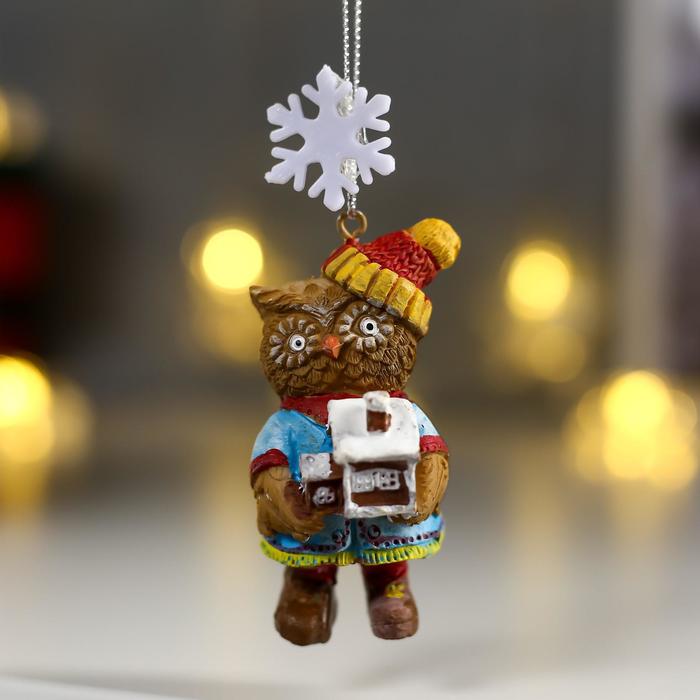 Подвеска "Сова с домиком" 3х3,5х6,5 см
Подвеска "Сова с домиком" 3х3,5х6,5 см