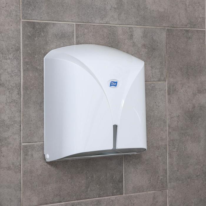 Диспенсер для бумажных полотенец в листах Titiz, 26,7×11×28,8 см, цвет белый
Диспенсер для бумажных полотенец в листах Titiz, 26,7×11×28,8 см, цвет белый