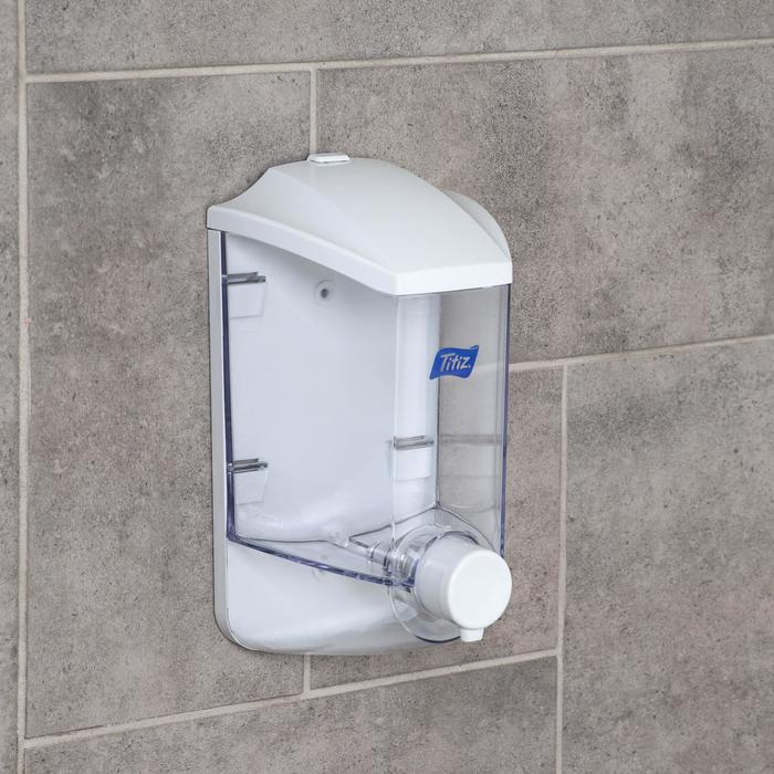 Диспенсер для антисептика/жидкого мыла механический Titiz, 1000 мл, белый/прозрачный
Диспенсер для антисептика/жидкого мыла механический Titiz, 1000 мл, белый/прозрачный