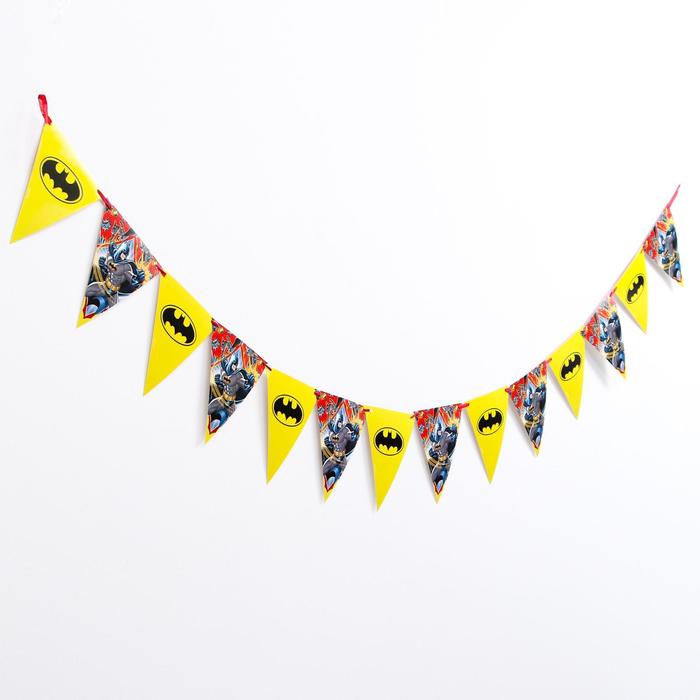 Гирлянда-флажки «Бэтмен», 240 см
Гирлянда-флажки «Бэтмен», 240 см