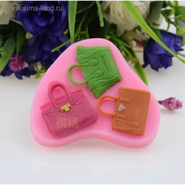 Молд силикон "Сумочки" 3 предмета 0,5х9,5х7 см
Молд силикон "Сумочки" 3 предмета 0,5х9,5х7 см