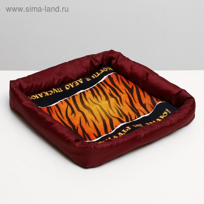 Лежанка с бортом "Пощады не знаю", 42 х 42 х 5 см, микс цветов
Лежанка с бортом "Пощады не знаю", 42 х 42 х 5 см, микс цветов