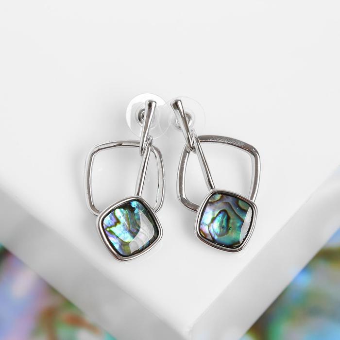 Серьги "Галиотис" квадраты 
Серьги "Галиотис" квадраты