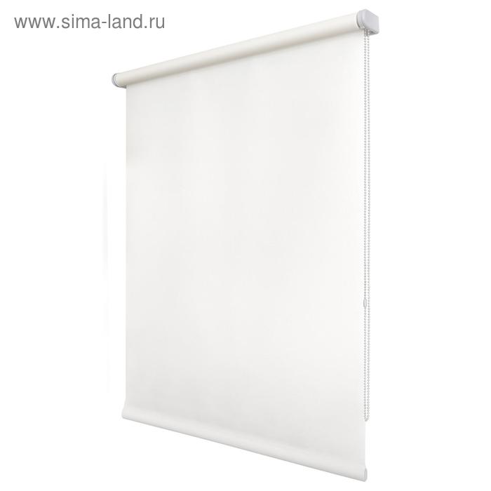 фото Рулонная штора «плайн», 78 х 175 см, цвет белый уют