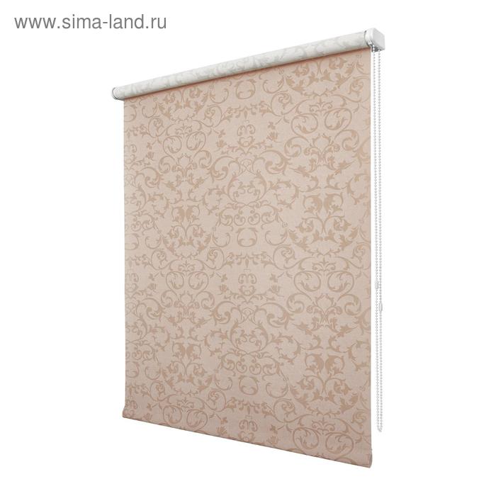 фото Рулонная штора «дельфы», 78 х 175 см, цвет какао уют