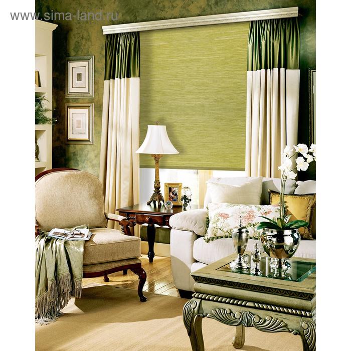 фото Рулонная штора «концепт», 78 х 175 см, цвет зелёный уют