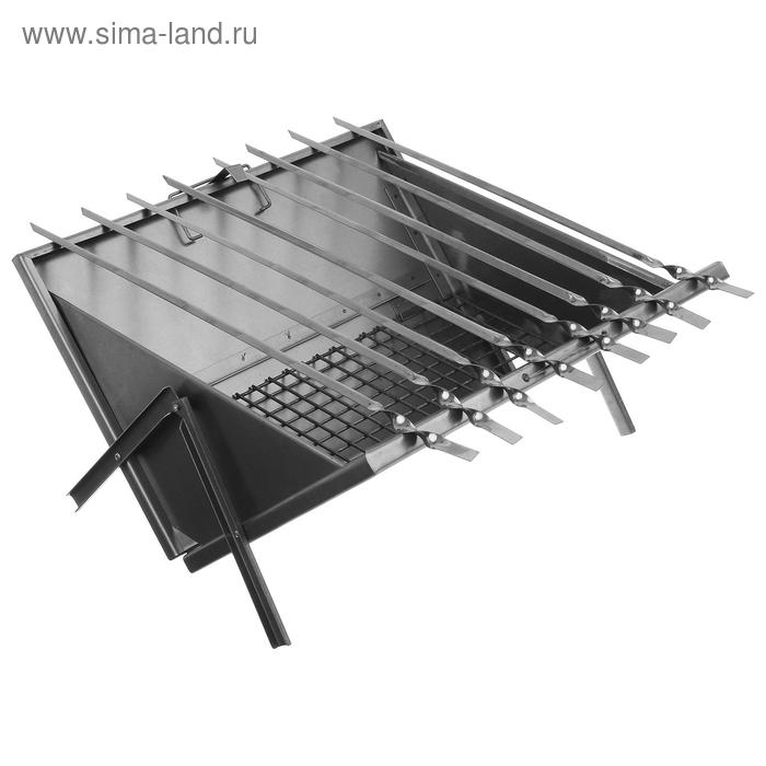 Мангал-дипломат 45,5 х 29 х 4 см, 8 шампуров, толщина металла 1 мм
Мангал-дипломат 45,5 х 29 х 4 см, 8 шампуров, толщина металла 1 мм