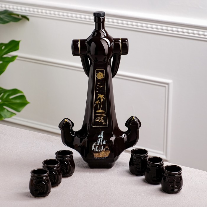 Набор для напитков "Якорь", 7 предметов, чёрный, 1.4/0.05 л
Набор для напитков "Якорь", 7 предметов, чёрный, 1.4/0.05 л