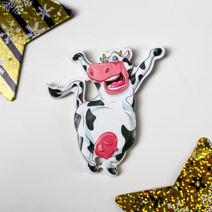 Магнит "Весёлая корова" 8,3х7 см
Магнит "Весёлая корова" 8,3х7 см