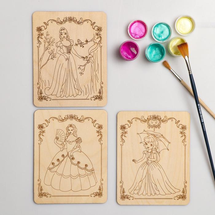 Набор досок (3шт) "Принцессы" , 18х14х0,3см
Набор досок (3шт) "Принцессы" , 18х14х0,3см