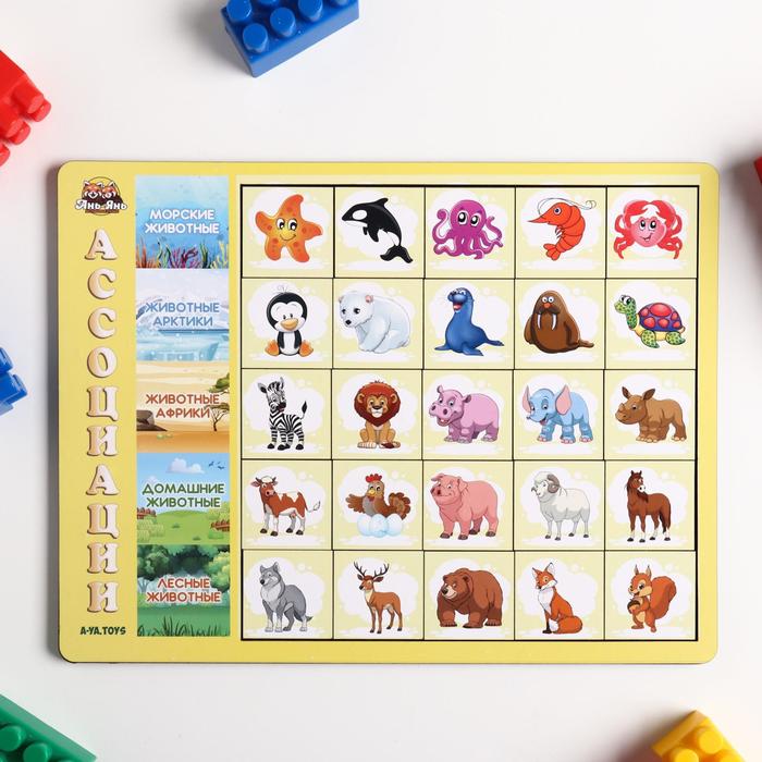 Сортер "Ассоциации. Виды животных"
Сортер "Ассоциации. Виды животных"