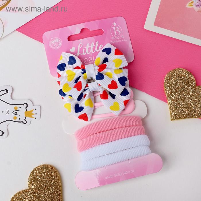 Набор для волос "Нежность" (4 резинки, 2 зажима, 2 невидимки) сердечки, 4,5 и 4,5 см
Набор для волос "Нежность" (4 резинки, 2 зажима, 2 невидимки) сердечки, 4,5 и 4,5 см