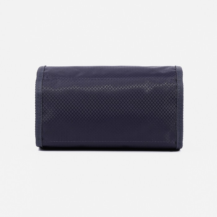 фото Косметичка, 4 отдела на молниях, цвет серый бако текстиль