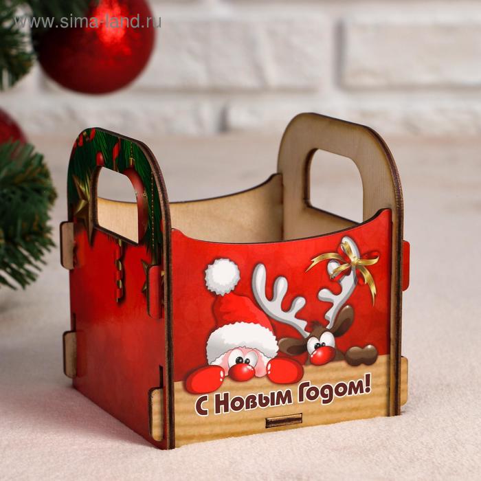 Кашпо деревянное "С Новым Годом! Санта и Комета прячутся", 10×10.5×11 см
Кашпо деревянное "С Новым Годом! Санта и Комета прячутся", 10×10.5×11 см