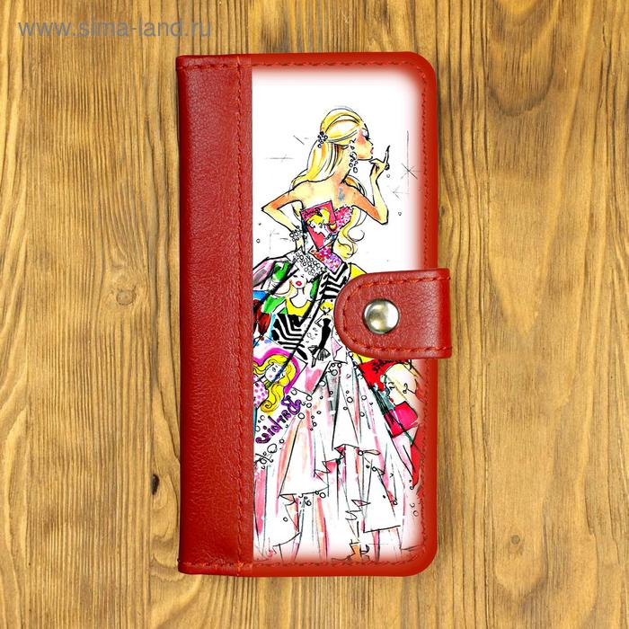 Кошелёк на кнопке, цвет красный
Кошелёк на кнопке, цвет красный