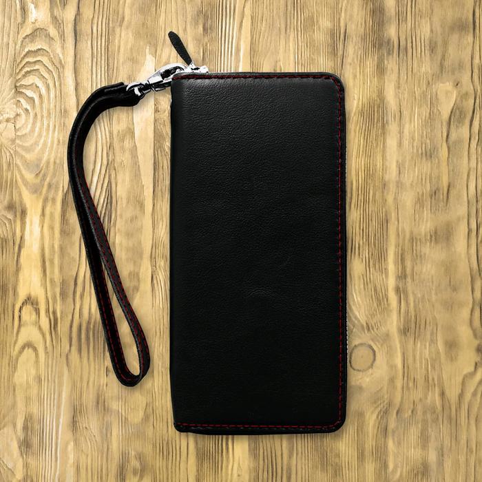 Портмоне на молнии, цвет чёрный
Портмоне на молнии, цвет чёрный