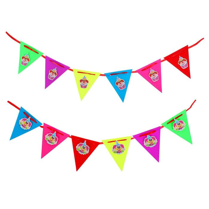 Гирлянда «Весёлый клоун», 3д, длина 300 см, виды МИКС 
Гирлянда «Весёлый клоун», 3д, длина 300 см, виды МИКС