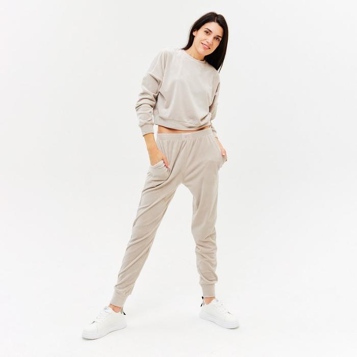 Спортивный костюм женский (джемпер, брюки) MIST, размер 48-50, цвет тёмно-серый
Спортивный костюм женский (джемпер, брюки) MIST, размер 48-50, цвет тёмно-серый