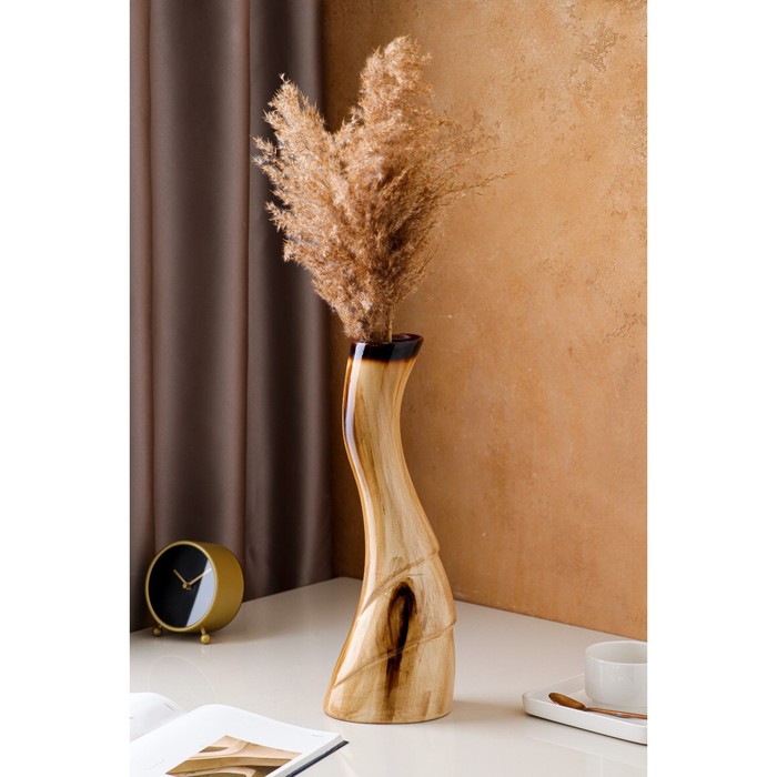 Ваза настольная "Текила", под дерево, керамика, 41 см
Ваза настольная "Текила", под дерево, керамика, 41 см