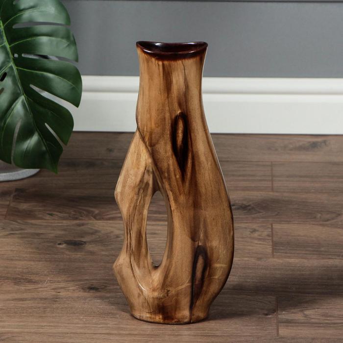 Ваза настольная "Грета", под дерево, керамика, 39 см
Ваза настольная "Грета", под дерево, керамика, 39 см