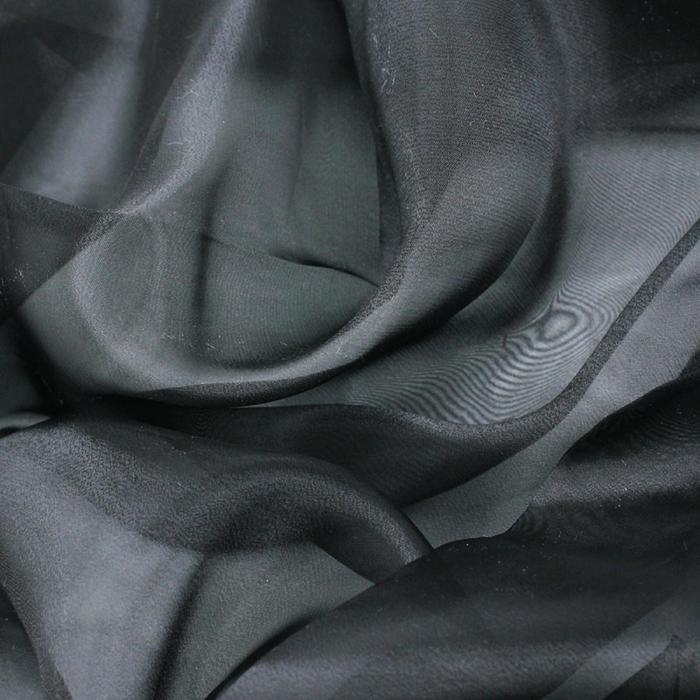 Ткань плательная, органза, гладкокрашенная, ширина 150 см, цвет чёрный
Ткань плательная, органза, гладкокрашенная, ширина 150 см, цвет чёрный