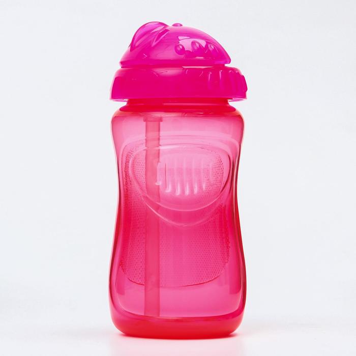 Поильник детский с силиконовой трубочкой, 300 мл., цвет розовый
Поильник детский с силиконовой трубочкой, 300 мл., цвет розовый