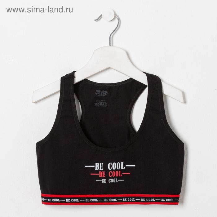 Топ для девочки, цвет чёрный, рост 152-158 см 
Топ для девочки, цвет чёрный, рост 152-158 см