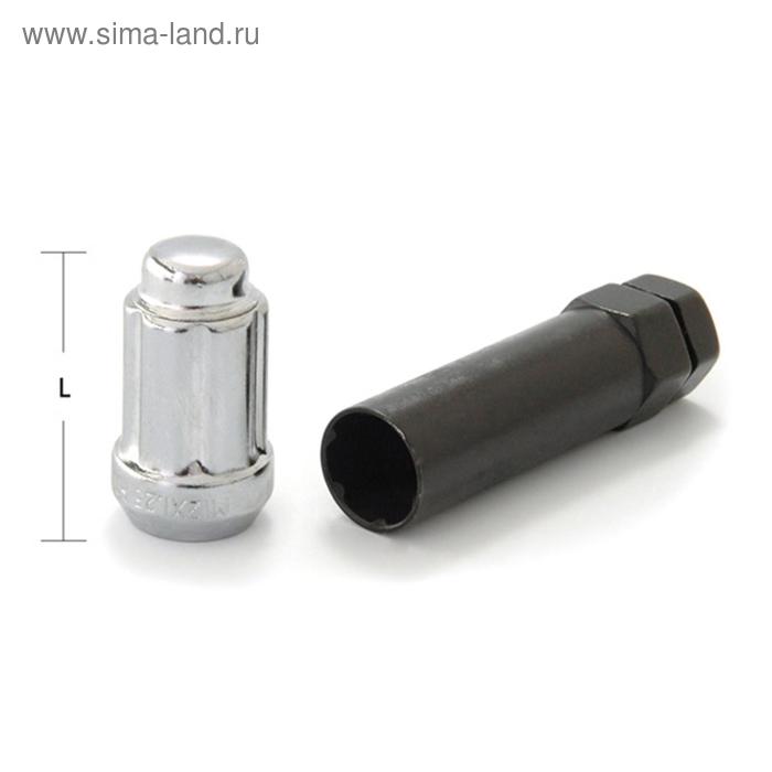 Гайка M12x1,25, 35, внешний спец, хром, 4 шт +ключ
Гайка M12x1,25, 35, внешний спец, хром, 4 шт +ключ