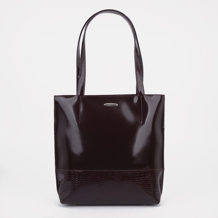 Сумка-тоут на молнии, наружный карман, цвет бордовый
Сумка-тоут на молнии, наружный карман, цвет бордовый