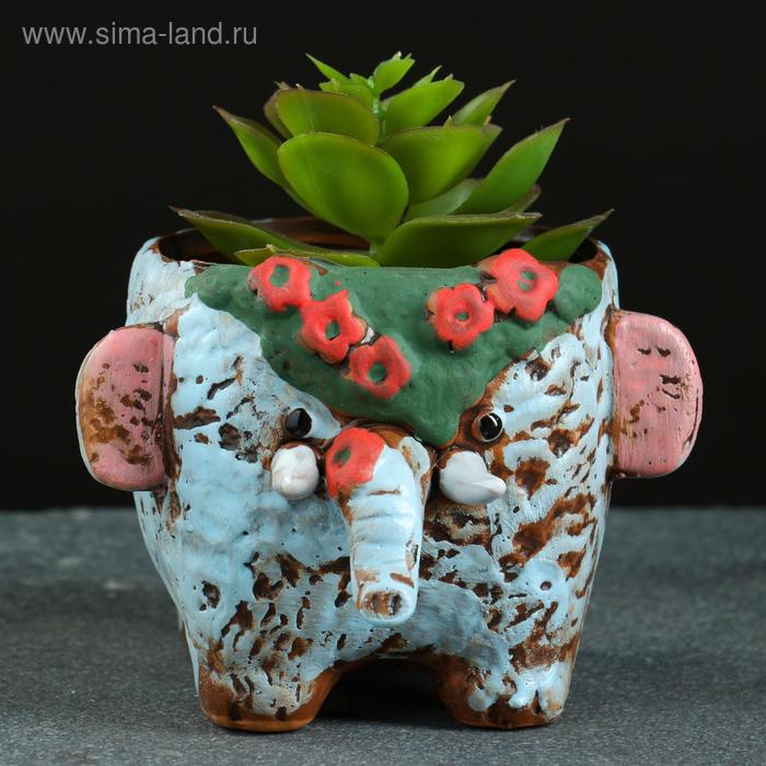 Горшок "Слоник" 7,5*7*9см
Горшок "Слоник" 7,5*7*9см