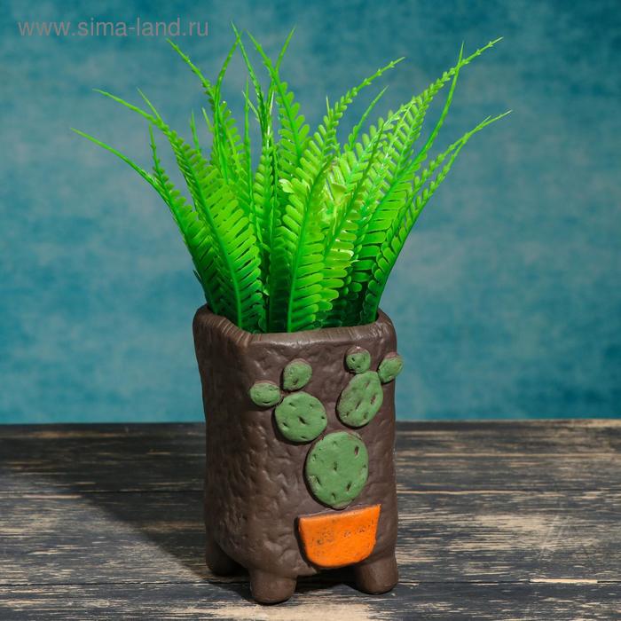 Горшок - ваза "Кактус" на ножках 5*5,5*11см
Горшок - ваза "Кактус" на ножках 5*5,5*11см
