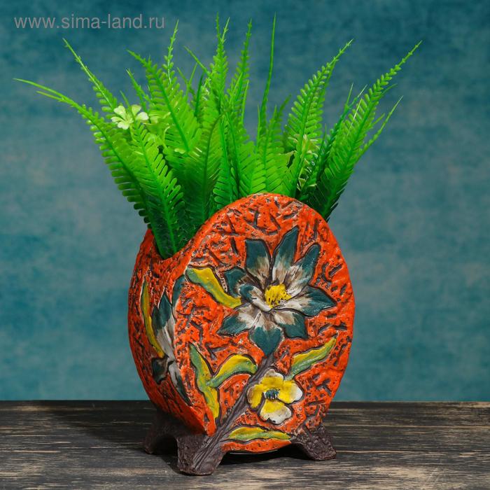 Горшок "Цветок" на ножках 11,5*6,5*15,5см
Горшок "Цветок" на ножках 11,5*6,5*15,5см