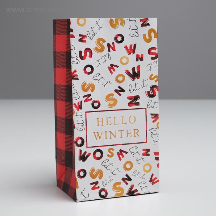 Пакет без ручек «Hello winter», 10 × 19.3 × 7 см
Пакет без ручек «Hello winter», 10 × 19.3 × 7 см