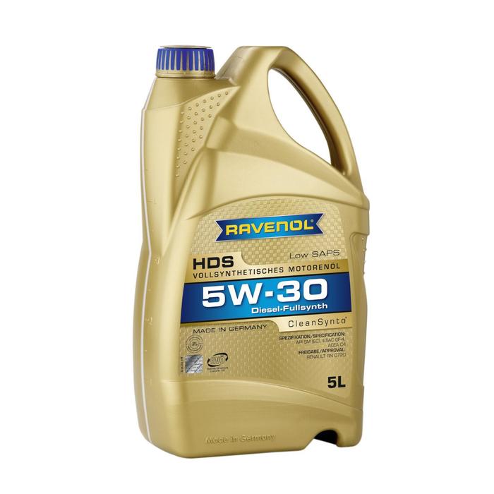 Моторное масло RAVENOL HDS Hydrocrack Diesel Specif SAE 5W-30, 5л 
Моторное масло RAVENOL HDS Hydrocrack Diesel Specif SAE 5W-30, 5л