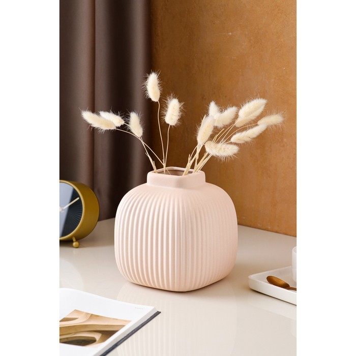 Ваза керамическая "Милан", настольная, пудровая, 18 см
Ваза керамическая "Милан", настольная, пудровая, 18 см