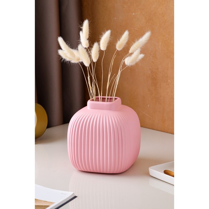 Ваза керамическая "Милан", настольная, розовая, 18 см
Ваза керамическая "Милан", настольная, розовая, 18 см